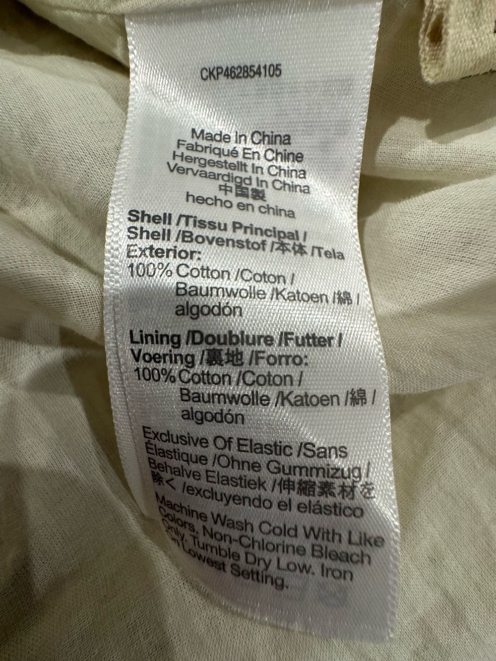 Madewell Cream Smocked Dress with Mini Print - Picture 7 of 7